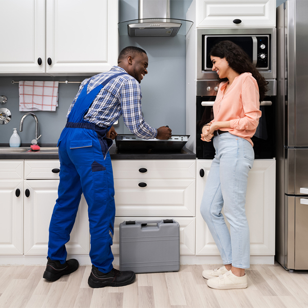 can you provide an estimate for cooktop repair before beginning any work in Milburn